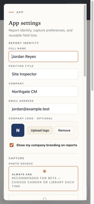 SOR capture preferences
